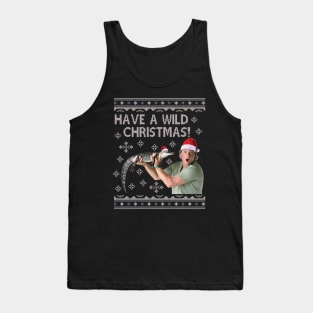 Steve Irwin Have A Wild Christmas Tank Top